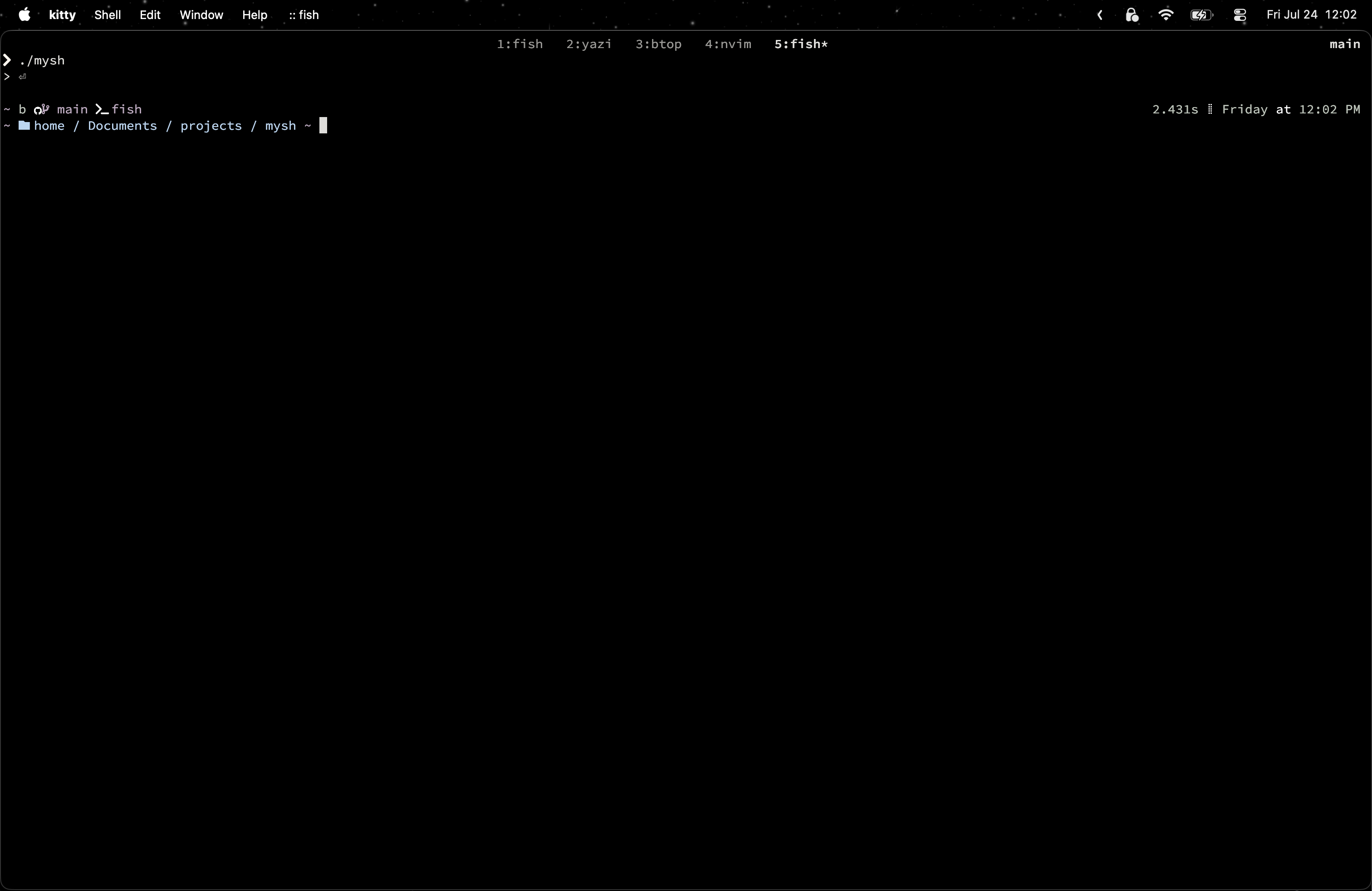 fgets working normally